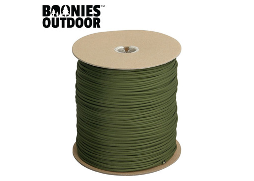 Sirius Survival 100ft Paracord Rope, 350lb 4mm 7 Strand Core - 5 Colors