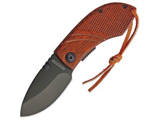 Wooden Handled Lockliner Folding Knife